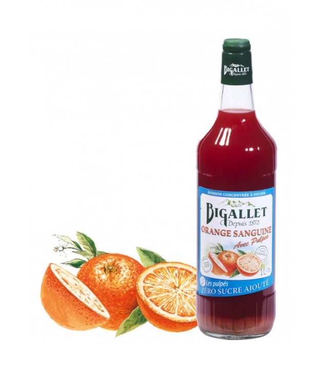 Orange sanguine pulpes BIGALLET (1L) Orange sanguine pulpes BIGALLET (1L)
