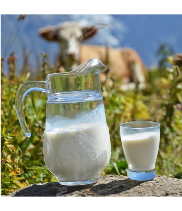 Lait de vache DEMI ÉCRÉMÉ bio UHT (1L)