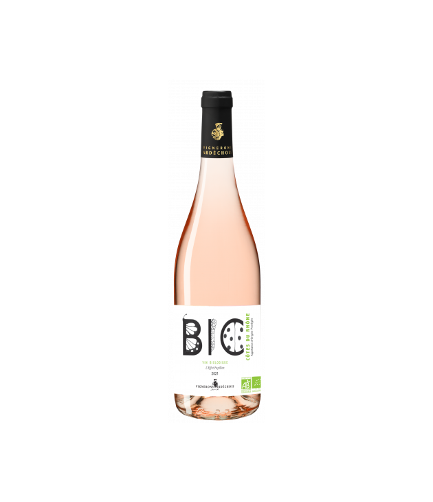 CÔTE DU RHÔNE BIO - L'Effet Papillon Rosé  (75CL)