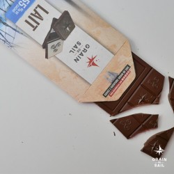 Tablette de chocolat au lait intense en cacao 55% bio (100g)