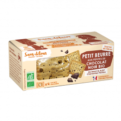 Petit beurre aux pépites de chocolat noir BIO (185G)