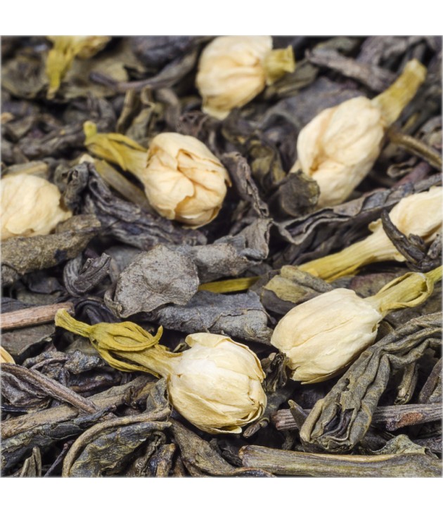 Thé bio VERT JASMIN (100G) Thé bio VERT JASMIN (100G)