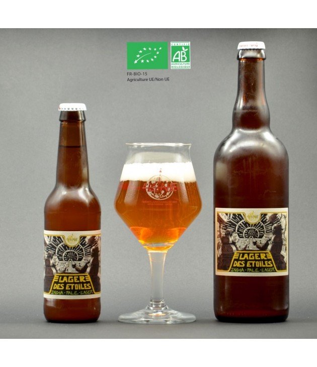 Bière bio LAGER DES ÉTOILES (33 cl)
