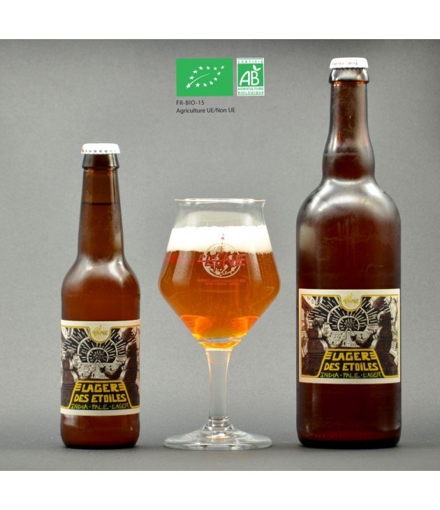 Bière bio LAGER DES ÉTOILES (33 cl) Bière bio LAGER DES ÉTOILES (33 cl)