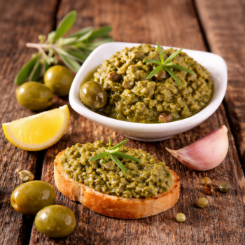 TAPENADE À LA GRECQUE VERTE BIO - DESCLICS PAYSAN, LE GOÛT DU BIO SOLIDAIRE PRÈS DE CHEZ VOUS