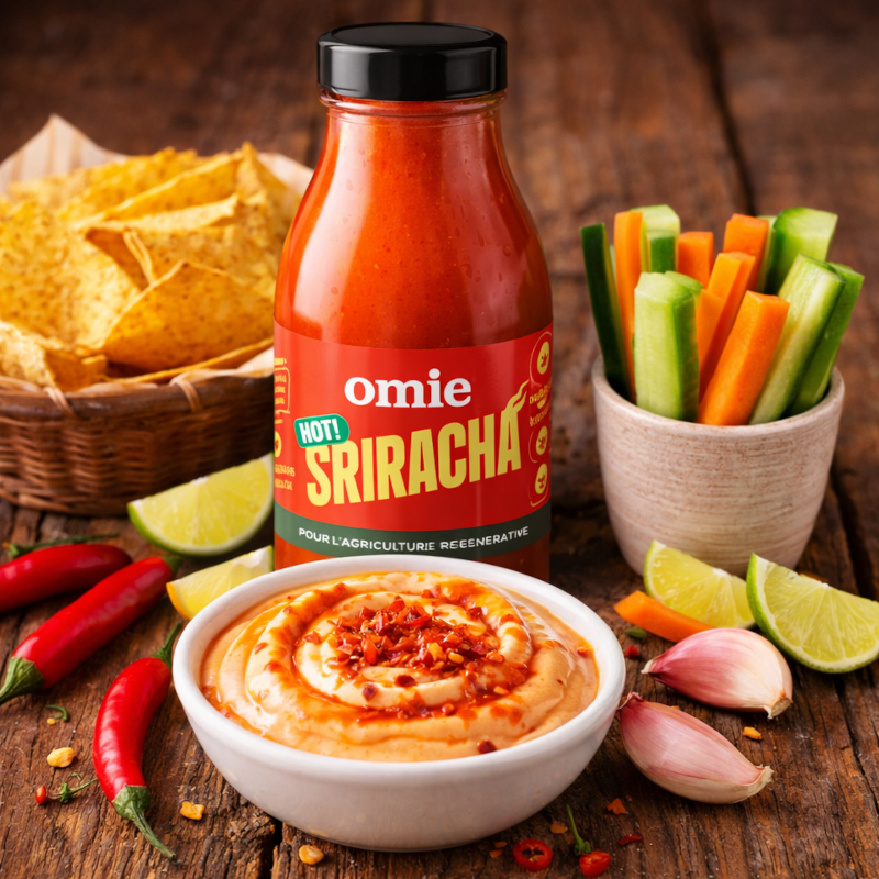 SAUCE SRIRACHA BIO - DESCLICS PAYSAN, LE GOÛT DU BIO SOLIDAIRE PRÈS DE CHEZ VOUS