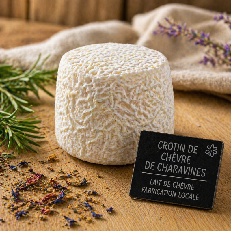 CROTTIN DE CHÈVRE DE CHARAVINES LOCAL  - DESCLICS PAYSAN, LE GOÛT DU BIO SOLIDAIRE PRÈS DE CHEZ VOUS