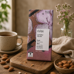 TABLETTE DE CHOCOLAT NOIR AMANDE BIO - DESCLICS PAYSAN, LE GOÛT DU BIO SOLIDAIRE PRÈS DE CHEZ VOUS