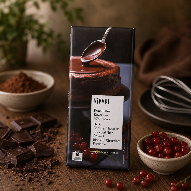 TABLETTE DE CHOCOLAT NOIR PÂTISSIER BIO - DESCLICS PAYSAN, LE GOÛT DU BIO SOLIDAIRE PRÈS DE CHEZ VOUS