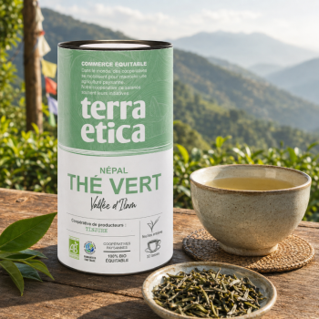 THÉ VERT DU NÉPAL BIO  - DESCLICS PAYSAN, LE GOÛT DU BIO SOLIDAIRE PRÈS DE CHEZ VOUS