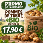 10 KG POMME DE TERRE AGRIA BIO - DESCLICS PAYSAN, LE GOÛT DU BIO SOLIDAIRE PRÈS DE CHEZ VOUS