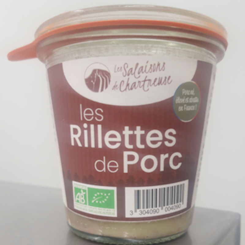 POT DE RILLETTES PUR PORC BIO  - DESCLICS PAYSAN, LE GOÛT DU BIO SOLIDAIRE PRÈS DE CHEZ VOUS POT DE RILLETTES PUR PORC BIO  - DESCLICS PAYSAN, LE GOÛT DU BIO SOLIDAIRE PRÈS DE CHEZ VOUS