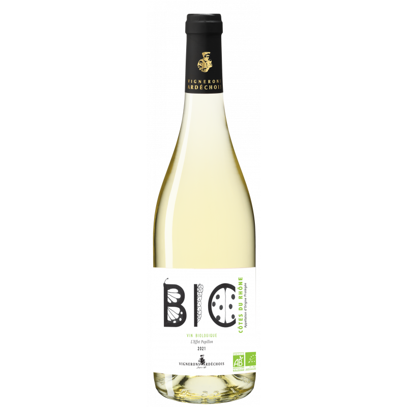 CÔTES DU RHÔNE - L'Effet Papillon Blanc - BIO - DESCLICS PAYSAN, LE GOÛT DU BIO SOLIDAIRE PRÈS DE CHEZ VOUS CÔTES DU RHÔNE - L'Effet Papillon Blanc - BIO - DESCLICS PAYSAN, LE GOÛT DU BIO SOLIDAIRE PRÈS DE CHEZ VOUS