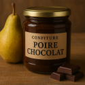 CONFITURE POIRE CHOCOLAT BIO - DESCLICS PAYSAN, LE GOÛT DU BIO SOLIDAIRE PRÈS DE CHEZ VOUS