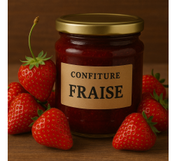 CONFITURE DE FRAISE LOCAL - DESCLICS PAYSAN, LE GOÛT DU BIO SOLIDAIRE PRÈS DE CHEZ VOUS