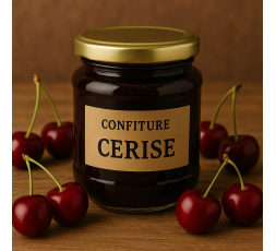 CONFITURE DE CERISE LOCAL - DESCLICS PAYSAN, LE GOÛT DU BIO SOLIDAIRE PRÈS DE CHEZ VOUS