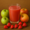 JUS DE POMMES FRAISE LOCAL - DESCLICS PAYSAN, LE GOÛT DU BIO SOLIDAIRE PRÈS DE CHEZ VOUS