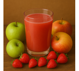 JUS DE POMMES FRAISE LOCAL - DESCLICS PAYSAN, LE GOÛT DU BIO SOLIDAIRE PRÈS DE CHEZ VOUS