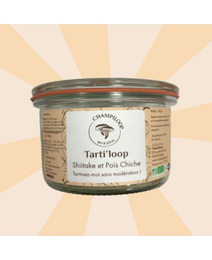 TARTI'LOOP SHIITAKE ET POIS CHICHE BIO - DESCLICS PAYSAN, LE GOÛT DU BIO SOLIDAIRE PRÈS DE CHEZ VOUS TARTI'LOOP SHIITAKE ET POIS CHICHE BIO - DESCLICS PAYSAN, LE GOÛT DU BIO SOLIDAIRE PRÈS DE CHEZ VOUS