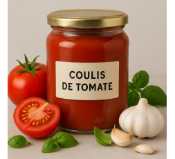 COULIS DE TOMATE ANCIENNES BIO - DESCLICS PAYSAN, LE GOÛT DU BIO SOLIDAIRE PRÈS DE CHEZ VOUS