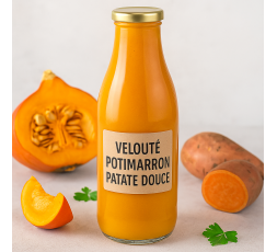 VELOUTÉ POTIMARRON PATATE DOUCE BIO  - DESCLICS PAYSAN, LE GOÛT DU BIO SOLIDAIRE PRÈS DE CHEZ VOUS