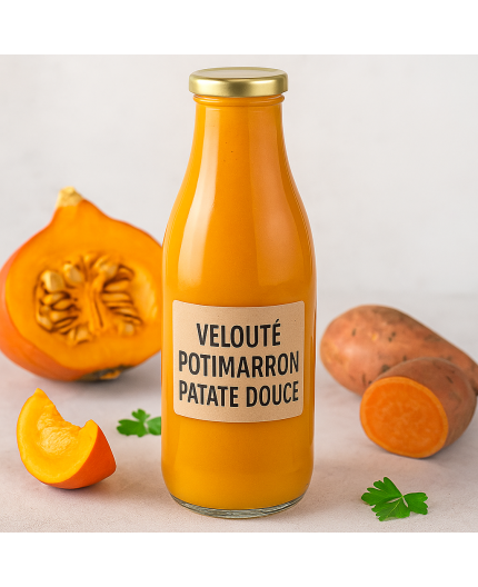 VELOUTÉ POTIMARRON PATATE DOUCE BIO - DESCLICS PAYSAN, LE GOÛT DU BIO SOLIDAIRE PRÈS DE CHEZ VOUS VELOUTÉ POTIMARRON PATATE DOUCE BIO - DESCLICS PAYSAN, LE GOÛT DU BIO SOLIDAIRE PRÈS DE CHEZ VOUS