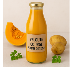 VELOUTÉ DE COURGE POMME DE TERRE BIO  - DESCLICS PAYSAN, LE GOÛT DU BIO SOLIDAIRE PRÈS DE CHEZ VOUS
