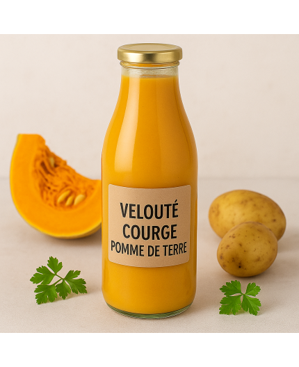 VELOUTÉ DE COURGE POMME DE TERRE BIO - DESCLICS PAYSAN, LE GOÛT DU BIO SOLIDAIRE PRÈS DE CHEZ VOUS VELOUTÉ DE COURGE POMME DE TERRE BIO - DESCLICS PAYSAN, LE GOÛT DU BIO SOLIDAIRE PRÈS DE CHEZ VOUS
