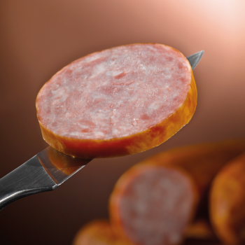 DEMI SAUCISSON CUIT À L'AIL BIO  - DESCLICS PAYSAN, LE GOÛT DU BIO SOLIDAIRE PRÈS DE CHEZ VOUS