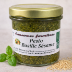 PESTO BASILIC SÉSAME BIO - DESCLICS PAYSAN, LE GOÛT DU BIO SOLIDAIRE PRÈS DE CHEZ VOUS