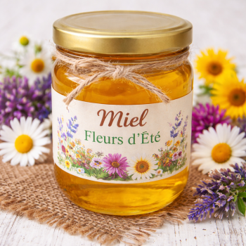 MIEL FLEURS D'ÉTÉ LOCAL - DESCLICS PAYSAN, LE GOÛT DU BIO SOLIDAIRE PRÈS DE CHEZ VOUS