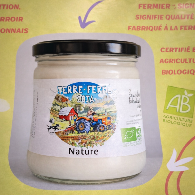 YAOURT SOJA NATURE BIO - DESCLICS PAYSAN, LE GOÛT DU BIO SOLIDAIRE PRÈS DE CHEZ VOUS