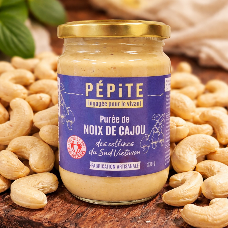 PURÉE DE NOIX DE CAJOU BIO - DESCLICS PAYSAN, LE GOÛT DU BIO SOLIDAIRE PRÈS DE CHEZ VOUS